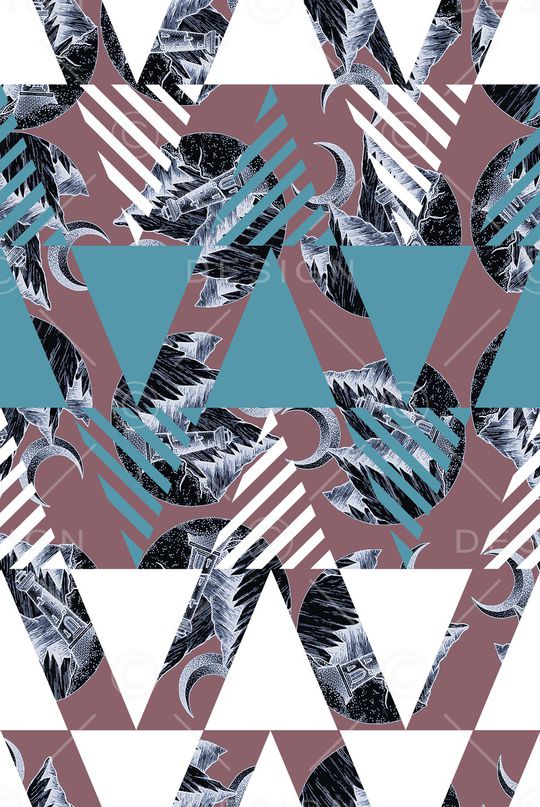 几何印花华亿平台图片