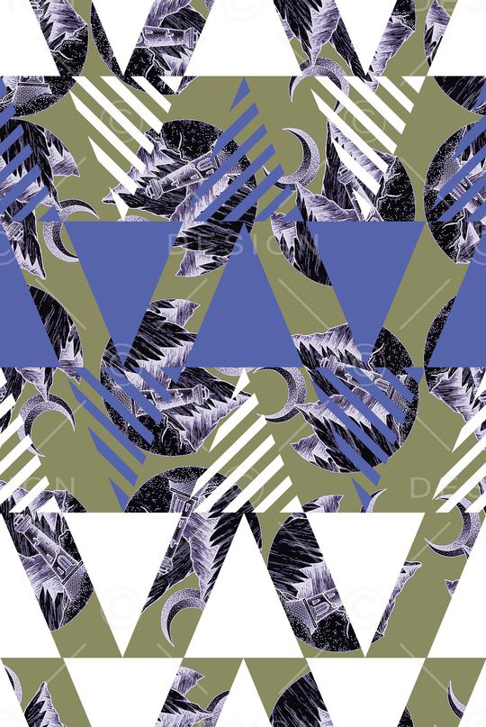 几何印花华亿平台图片