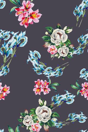 水彩印花华亿平台图片