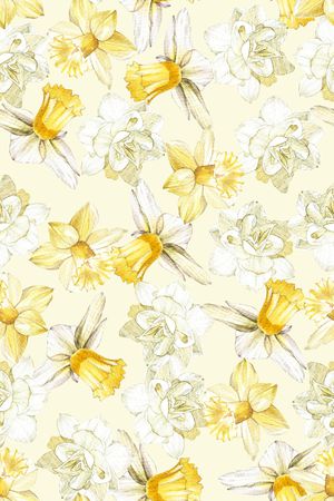 清爽底花卉印花华亿平台图片