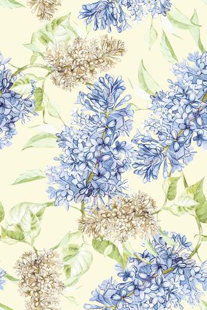 清爽底花卉印花华亿平台图片