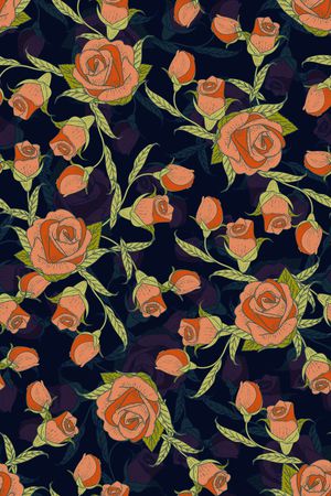 复古印花华亿平台图片