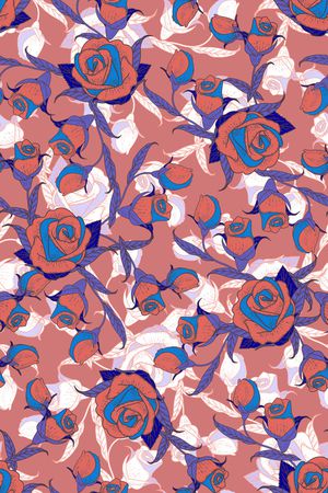 复古印花华亿平台图片