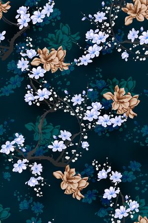 中国风印花华亿平台图片