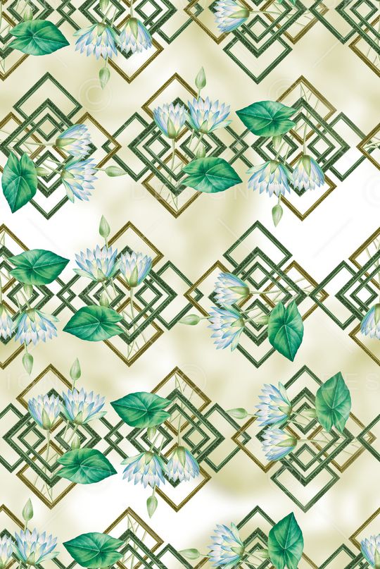 几何印花华亿平台图片