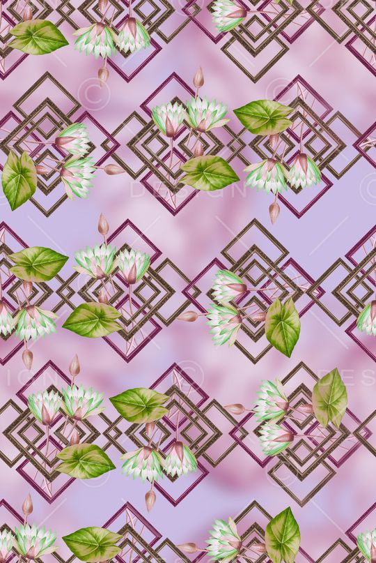 几何印花华亿平台图片