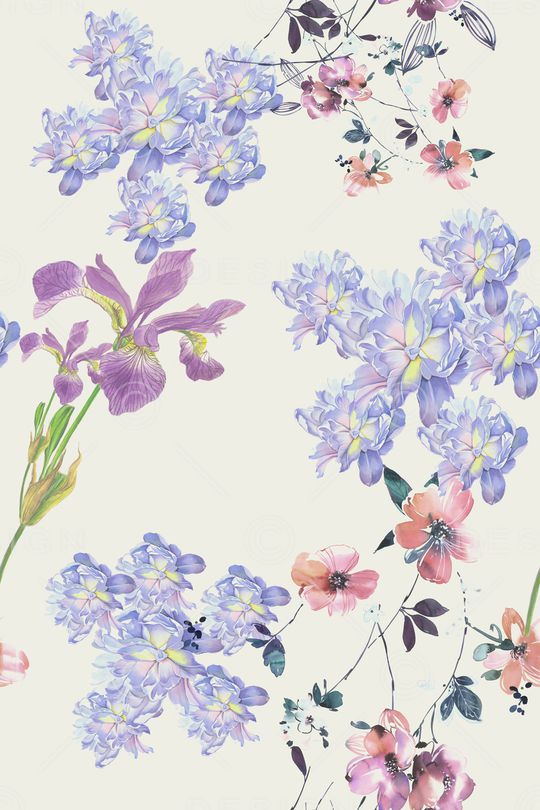 水彩印花华亿平台图片