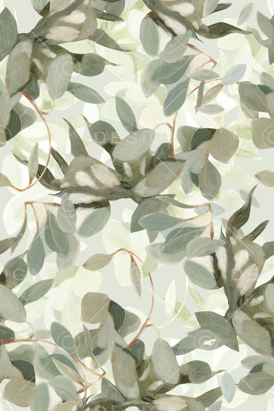 绿植树叶印花华亿平台图片