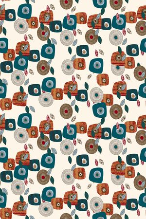 几何印花华亿平台图片