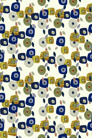 几何印花华亿平台图片