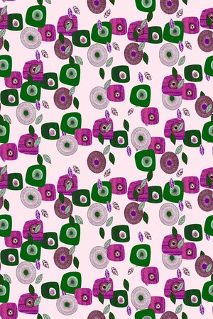 几何印花华亿平台图片