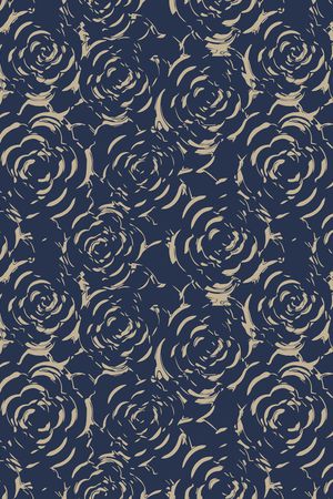 抽象花卉印花华亿平台图片