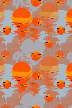 几何印花华亿平台图片