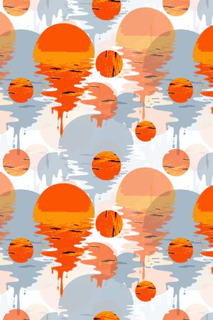 几何印花华亿平台图片