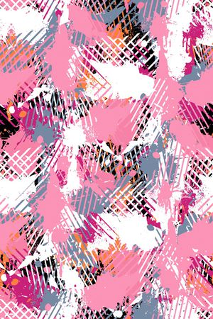 抽象男装印花华亿平台图片