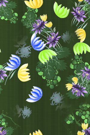 菊花印花华亿平台图片