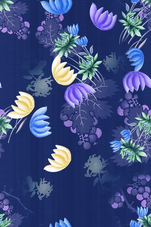 菊花印花华亿平台图片