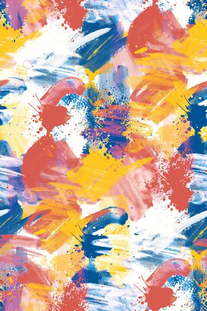 抽象男装印花华亿平台图片