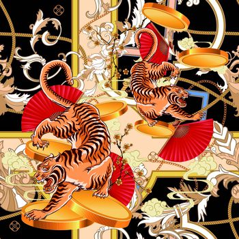 老虎印花华亿平台图片