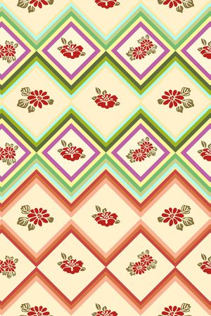 格子印花华亿平台图片