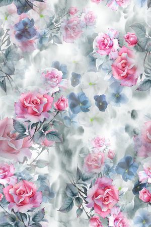 绿植树叶印花华亿平台图片