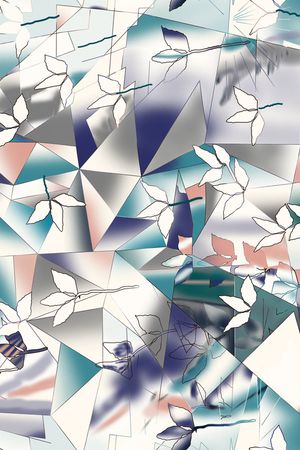 几何印花华亿平台图片