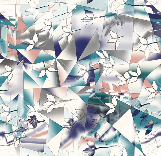 几何印花华亿平台图片