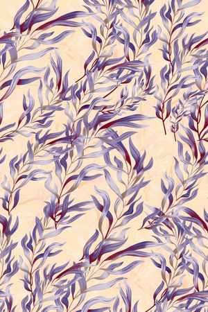 绿植树叶印花华亿平台图片