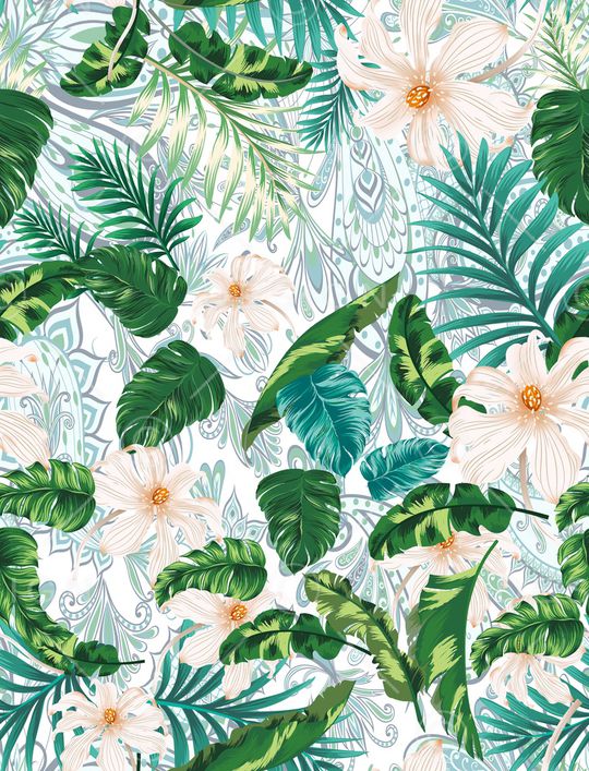 春夏华亿平台印花华亿平台图片