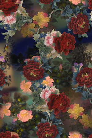 香云纱印花华亿平台图片