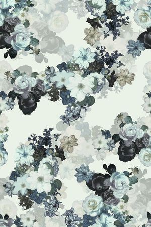 复古印花华亿平台图片