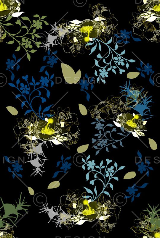 定位花印花华亿平台图片