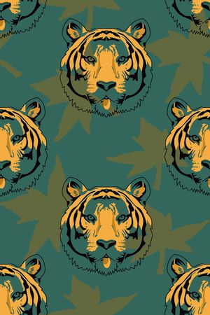 老虎印花华亿平台图片