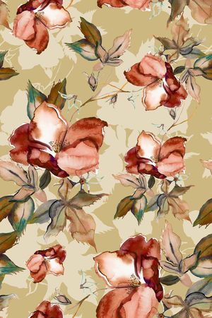 水彩印花华亿平台图片