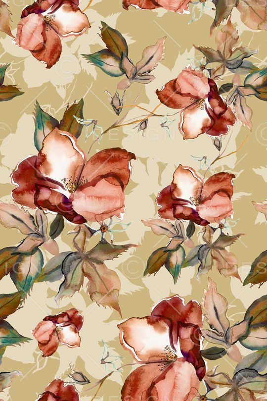 水彩印花华亿平台图片