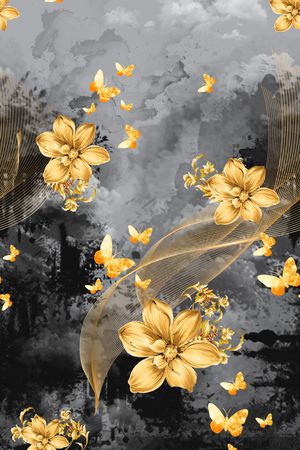 定位花印花华亿平台图片