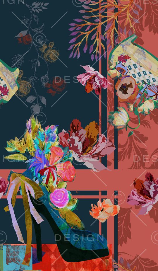 定位花印花华亿平台图片