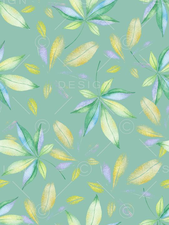 绿色印花华亿平台图片