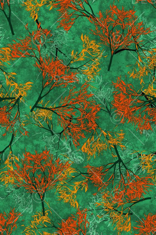 植物印花华亿平台图片