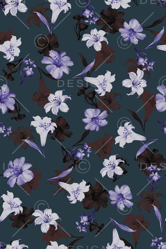 连衣裙印花华亿平台图片