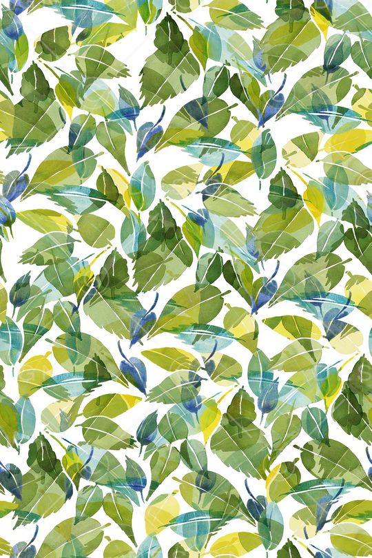 绿植树叶印花华亿平台图片