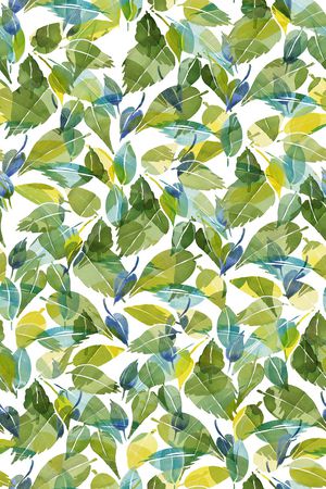 绿植树叶印花华亿平台图片