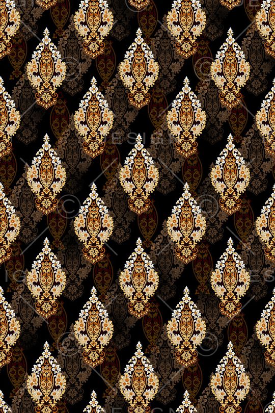 传统纹样印花华亿平台图片