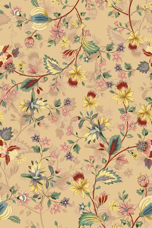 绿植树叶印花华亿平台图片