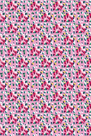 几何印花华亿平台图片