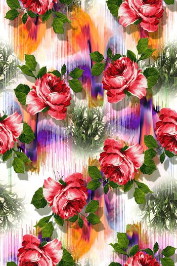 条纹印花华亿平台图片