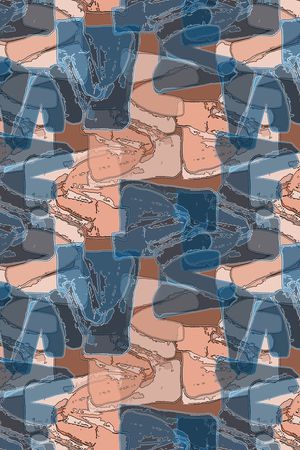 抽象印花华亿平台图片