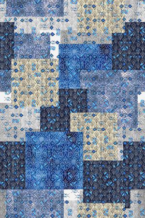 几何印花华亿平台图片