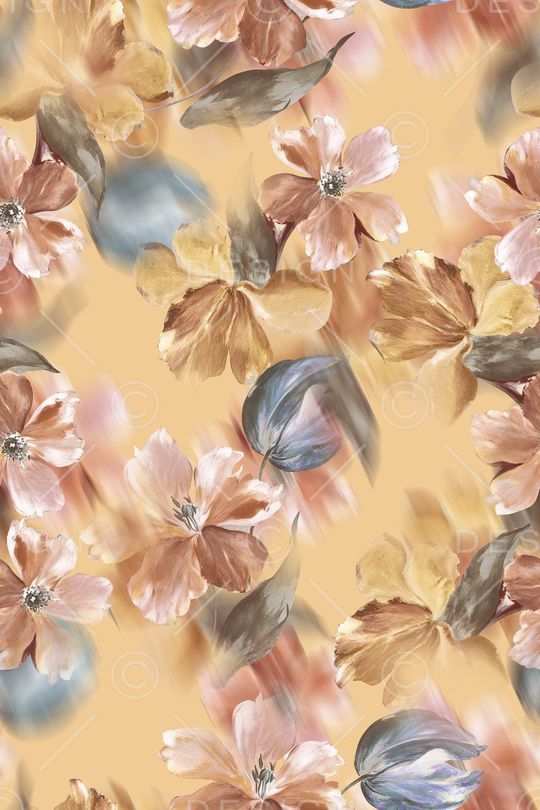 绿植树叶印花华亿平台图片