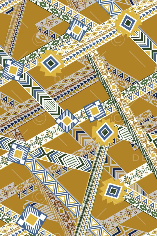 几何印花华亿平台图片